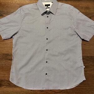 NWOT Ted Baker Short Sleeve Printed Shirt Size 7